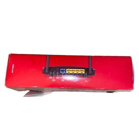 Belkin N300 4 Port Wi-Fi N Wireless Router Strong Range 300 Mbps Model F9K1007 - Picture 11 of 13